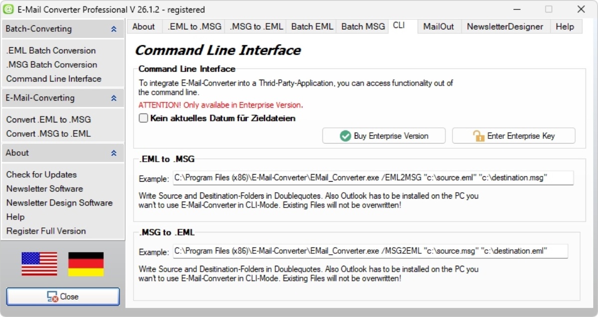 MSGtoEML Email migration