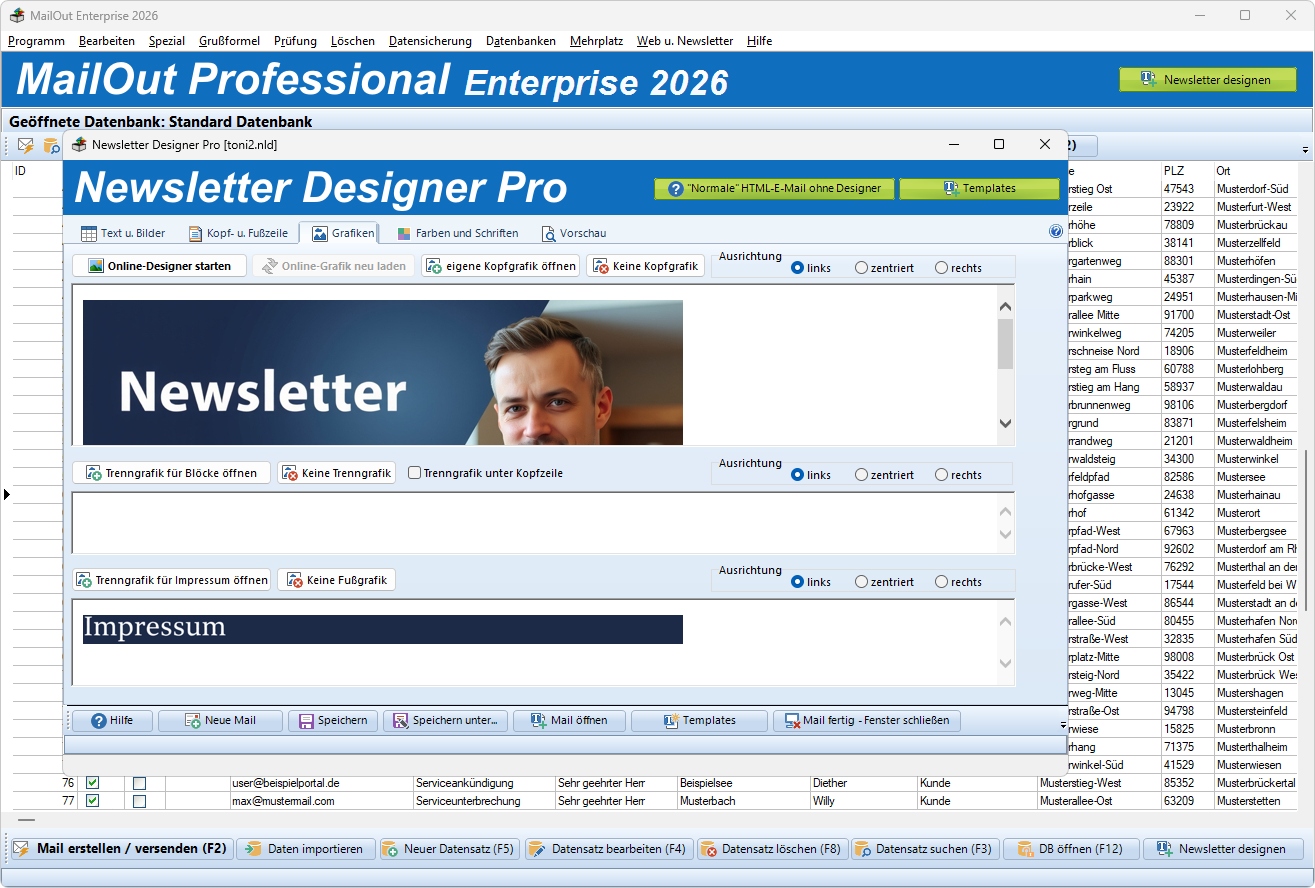 Newsletter Programm
